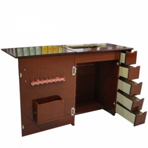 GABINETE LUXO 5 GAVETAS TABACO